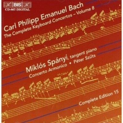 BACH CPE KEYB CTOS VOL 8 CD