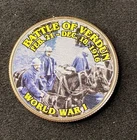 Colorized Kennedy JKF Half Dollar World War I Battle Of Verdun Free Shipping