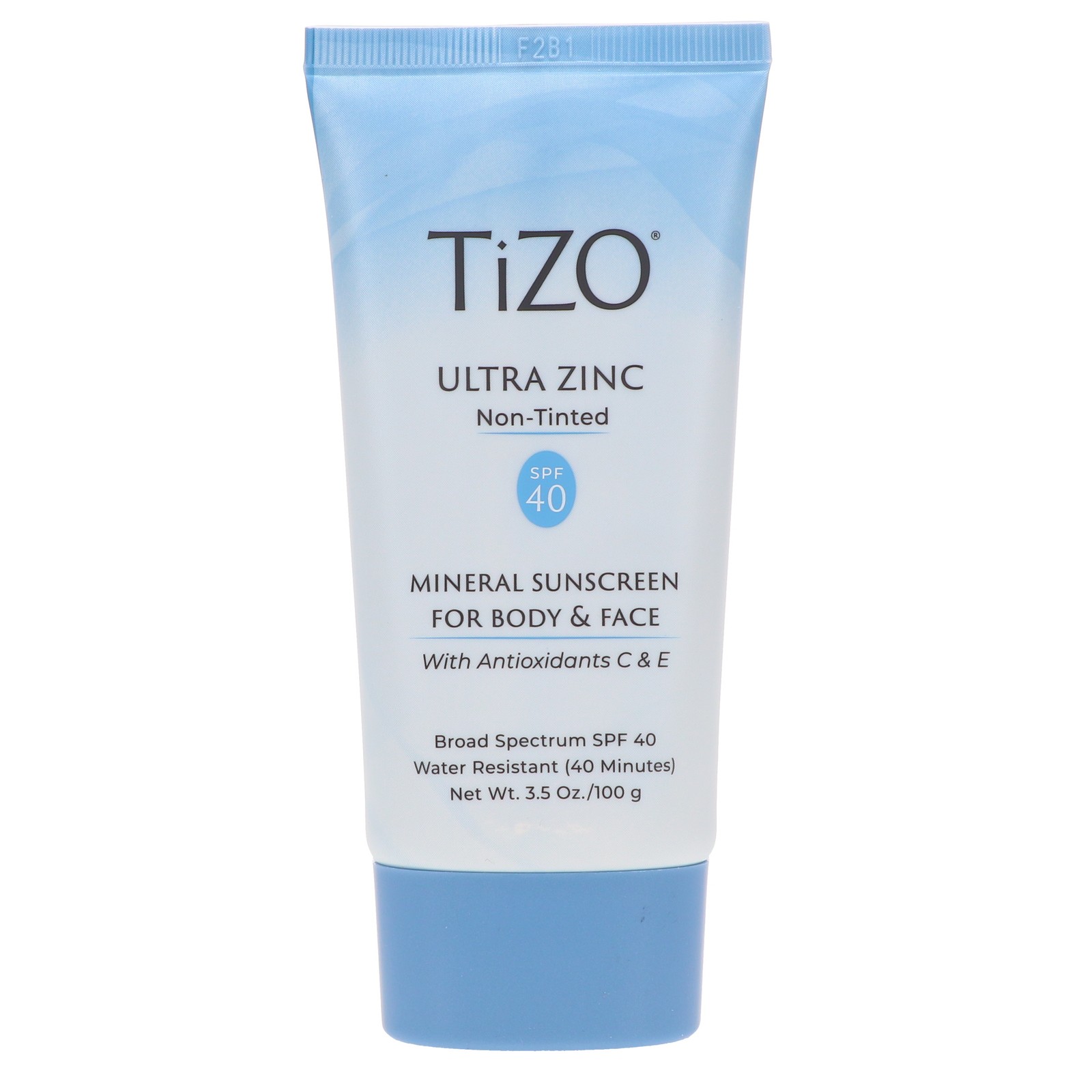 TIZO Zinc Body and Face Sunscreen SPF 40 Non-Tinted with Antioxidants C - E 3.5
