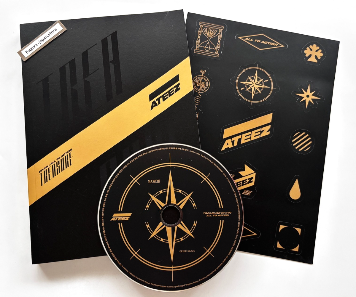 ATEEZ TREASURE EP.FIN All To Action A ver. CD + Photo Booklet +