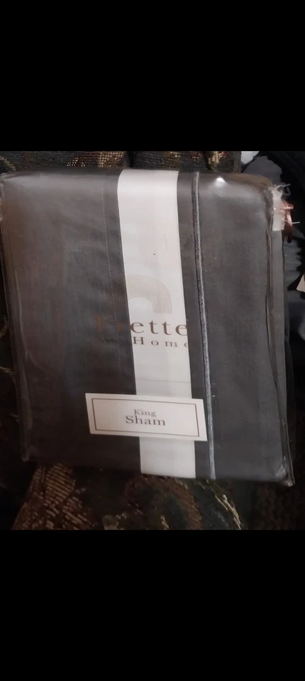 FRETTE дома ARNO король размер Sham серый/белый, роскошь шикарный высокого качества - Изображение 4 из 4