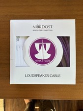 Nordost Purple Flare Pair 3m Banana / Banana  Ribbon wire speaker Cables