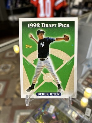 1993 Topps #98 Derek Jeter Rookie RC Rare Blue Dot Error Card SSP