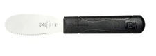 Mercer Culinary Millennia 3.5 Inch Wavy Edge Spreader Kitchen Knife Black