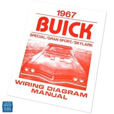 1967 Buick Special Gran Sport Skylark Wiring Diagram Manual Brochure Each