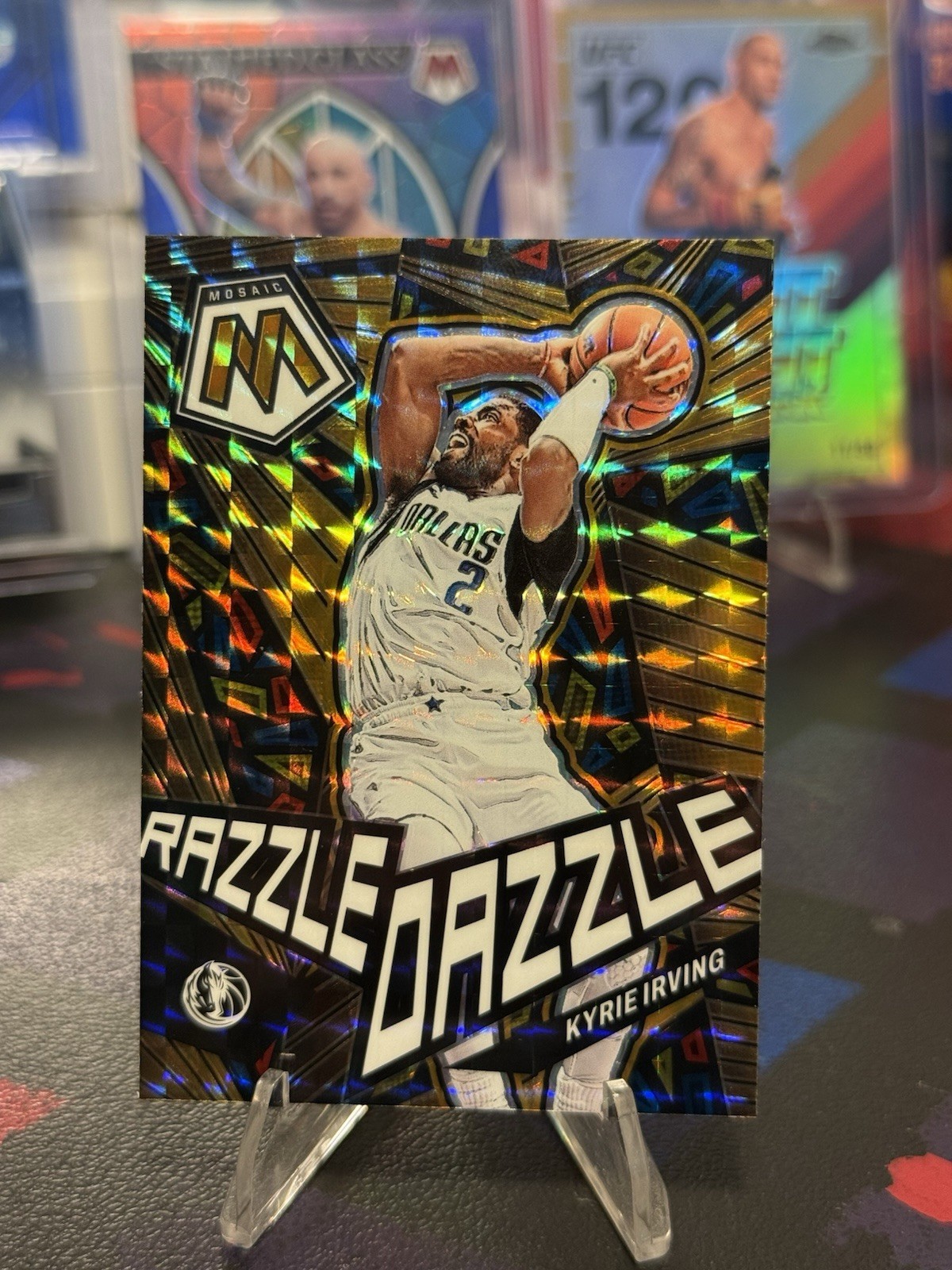 2022-23 Panini Mosaic - Razzle Dazzle Kyrie Irving #8