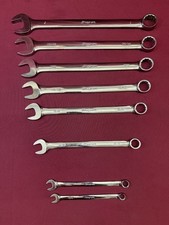 Snap-on 8pc 12pt Sae Standard Flank Drive Combination Wrench Set 38-1 Oex711b