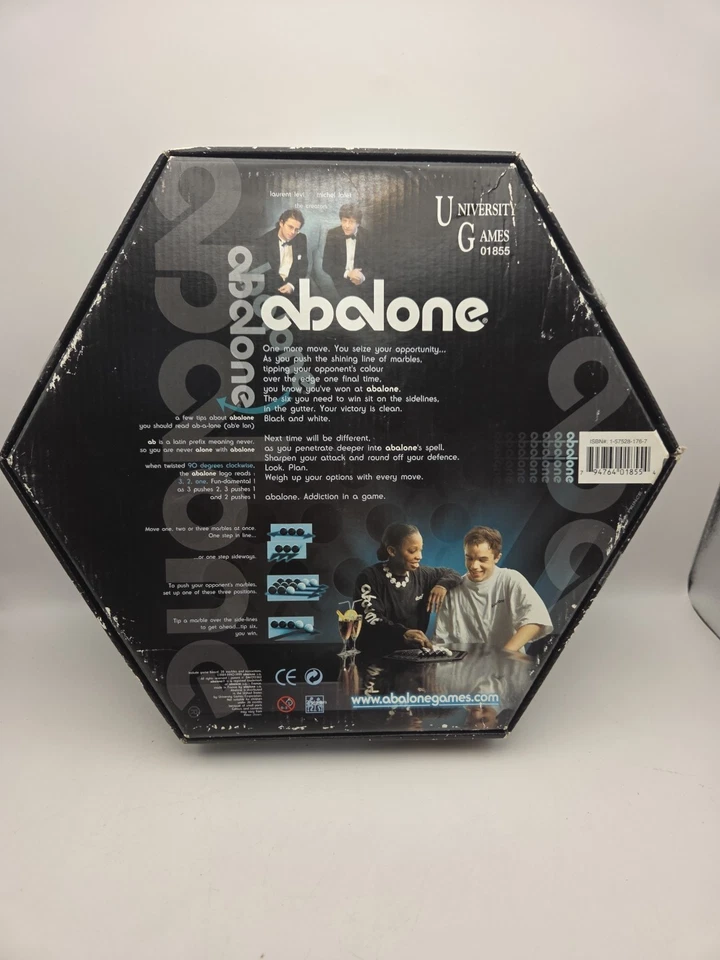ABALONE Game Of The Decade Strategy Board Games Marbles 1999 - Image 2 of 4