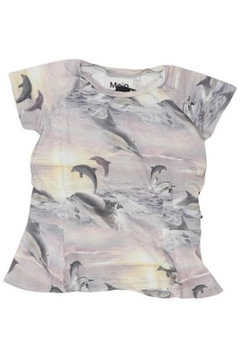 molo T-Shirt Mädchen Oberteil Shirt Kindershirt Gr. EU 110 Baumwolle... #mxg991h