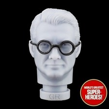 Mego Clark Kent George Reeves Custom Head 3D Printed For WGSH 8" Action Figure