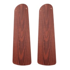 2 Pcs Replacement Fan Blades Decorative for Ceiling Fans Wood Grain