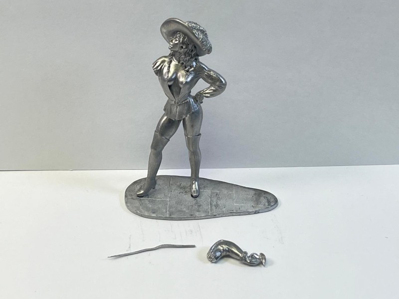 Phoenix Metal Figure Renaissance Themed Female Character Model Kit