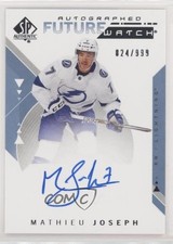2018 SP Authentic Future Watch 824/999 Mathieu Joseph (2019-20 Update) Auto 9z5