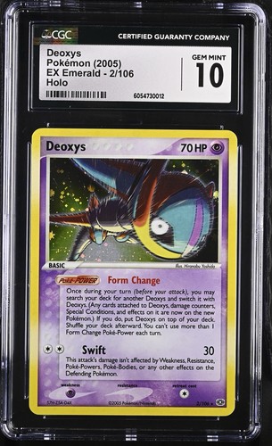 Deoxys graded CGC 10 for sale on eBay