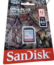 SanDisk Ultra Plus 32GB SDHC UHS-I