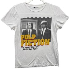 Pulp Fiction Shirt Mens Small Movie Single Stitch Tarantino Quote Cult Classic