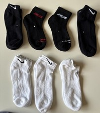 Nike Kids Everyday Cushioned Dri-FIT Crew Socks 7-Pair White Size S 3Y-5Y