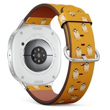 Owls Orange Wings Vegan Leather Watch Band 40/44/46mm