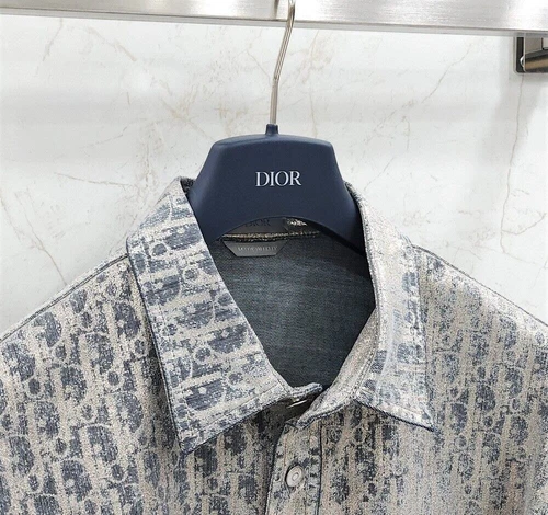 Dior Limited Edition Oblique Wash Denim Jacket 043D5840328X - Picture 3 of 7