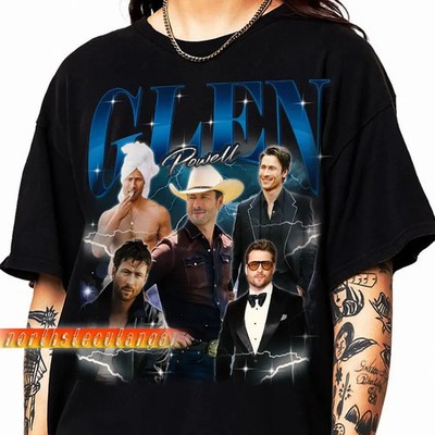 Glen Powell Bootleg Shirt Vintage Style Unisex Tee