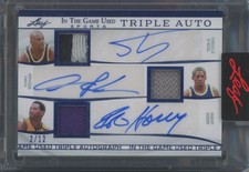 2025 In the Game Used Sports O'Neal Rodman Horry #IGT-5 Triple Jersey Auto /12
