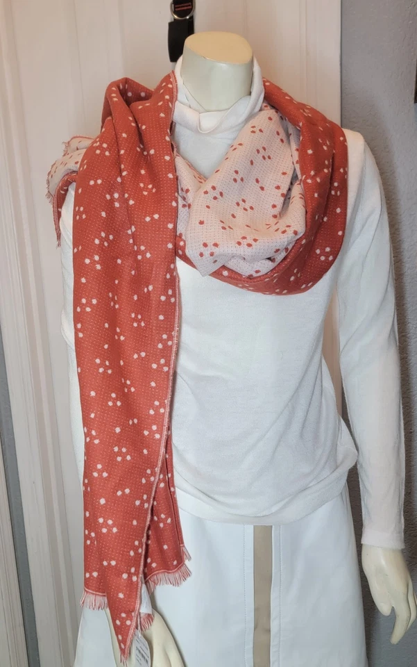 Nuevo abrigo de bufanda de gran tamaño MADEWELL (Re)sourced M3613 Nordstrom punto de arcilla estrusca Foto 3 de 4