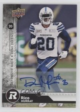 2018 Upper Deck CFL Auto Rico Murray #126 Auto 4ry