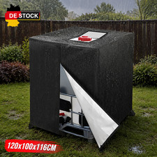 Schutzhaube f&uuml;r IBC Container 1000L 420D UV-Schutz Frostschutz Abdeckplane H&uuml;lle