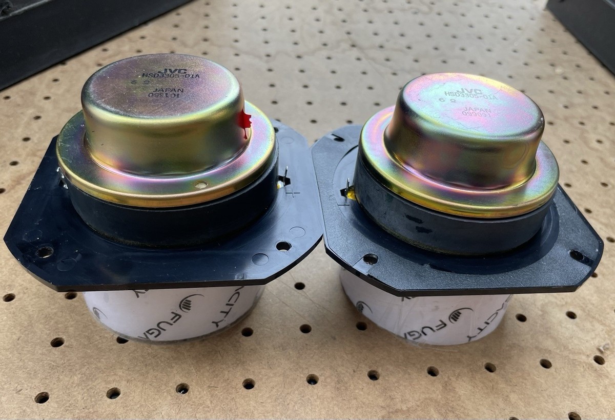 Pair (2) JVC SX-A5 4.5” Midrange Drivers Speakers - HSD3305-01A