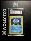 CGC 9 POLIWRATH 1999 POKEMON BASE SET HOLO SHADOWLESS #13/102 card MINT BGS psa