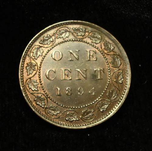 1894 Canadian Large Cent - Young Victoria - UNC