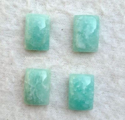 Natural Amazonite Rectangle Cabochon 6x8mm to 20x25mm Loose Gemstone