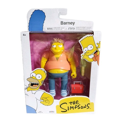 #ad The Simpsons BARNEY 5quot; Action Figure Jakks $21.09