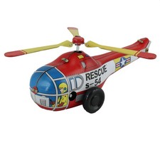 Blechspielzeug ° Hubschrauber ° Rettungshubschrauber ° Blechhubschrauber