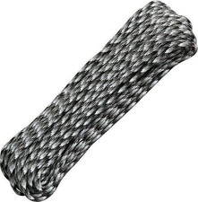ARM Paracord Urban Black/Gray/White 100 Ft Length Nylon - C03-URBAN-CAMO
