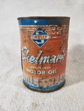 Vintage 1950s Skelly Skelmark Motor Oil Can 1...