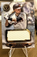 2019 Topps Triple Threads Jumbo Relic - Buster Posey Giants /36