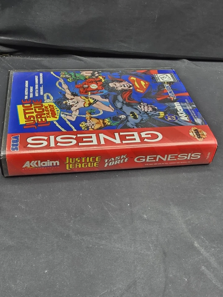 DC Justice League Task Force (Sega Genesis) Complete CIB Tested - Image 4 of 4