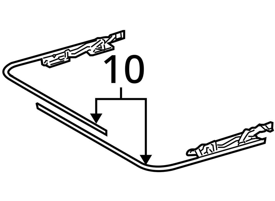 Toyota Sliding Roof Drive Cable 63205-60010 OEM Genuine 6320560010 NEW - Image 3 of 3