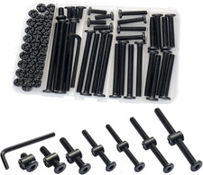 Crib Screws Hardware Kit 32PCS Baby Bed Bolts  Barrel Nuts for Delta GracoDream