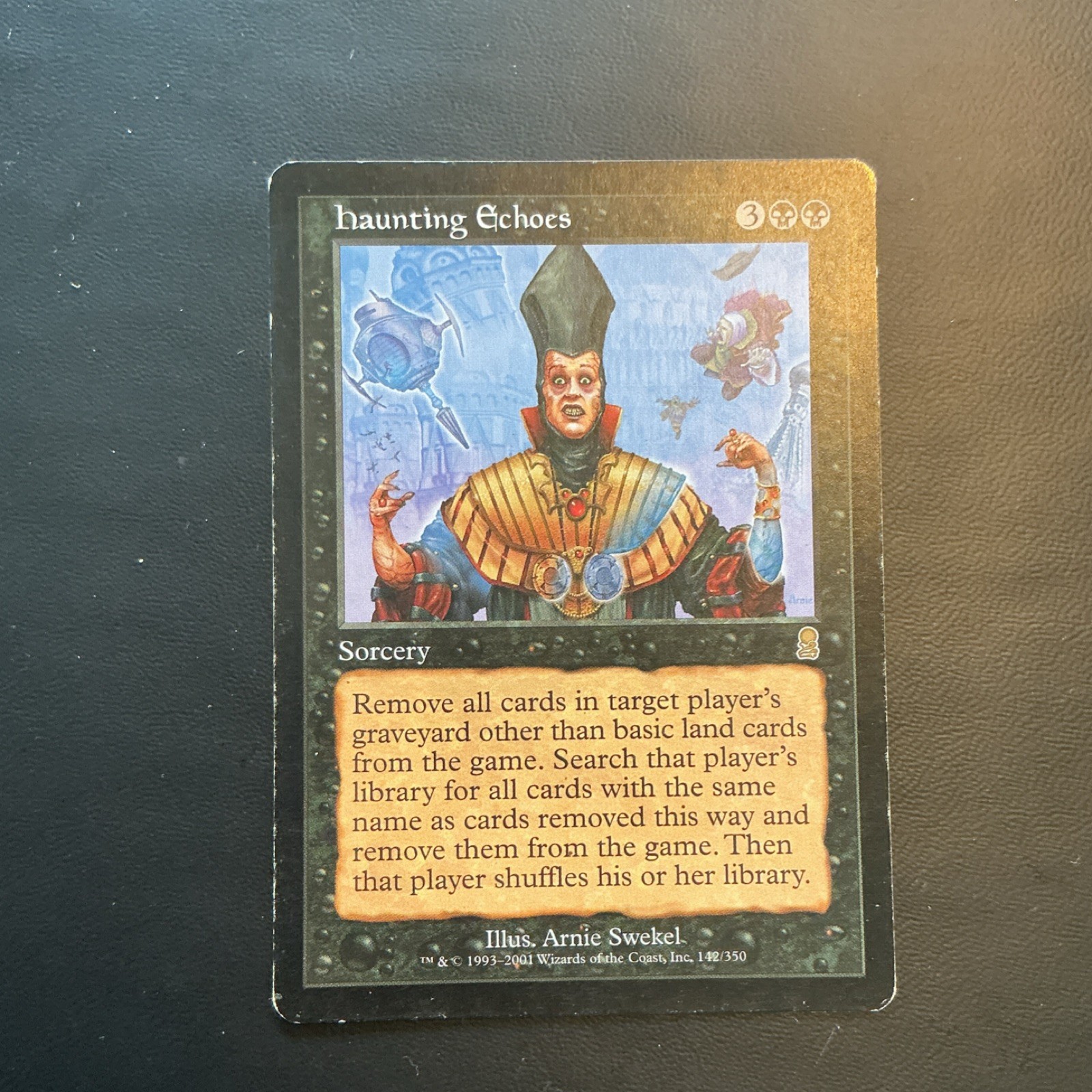 Wizards of the Coast Haunting Echoes Black Sorcery Odyssey Rare Arnie Swekel