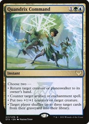 Quandrix Command 217/275 Strixhaven: School of Mages Rare