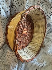 CESTINO in vimini naturale | artigianale, fatto a mano | 26 cm