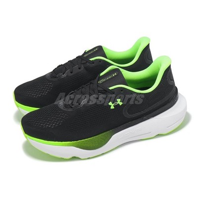 Under Armour Infinite Pro 2 UA Black Green Men Road Running Shoes 3028168-005