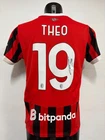 AC MILAN AUTOGRAPHED SINGLE SIGNATURE "THEO 19" SERIES HOME JERSEY 2024/2025
