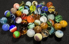 Lot Of 47 Vintage Marbles Mixed Makers Decent Condition Look At Pics For More