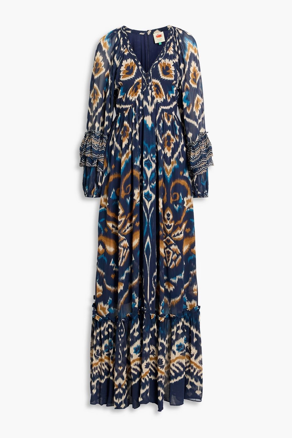 Farm Rio Women's Long Sleeve Maxi Dress