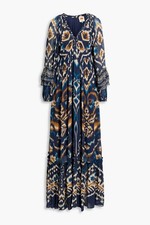 Farm Rio Women's Long Sleeve Maxi Dress