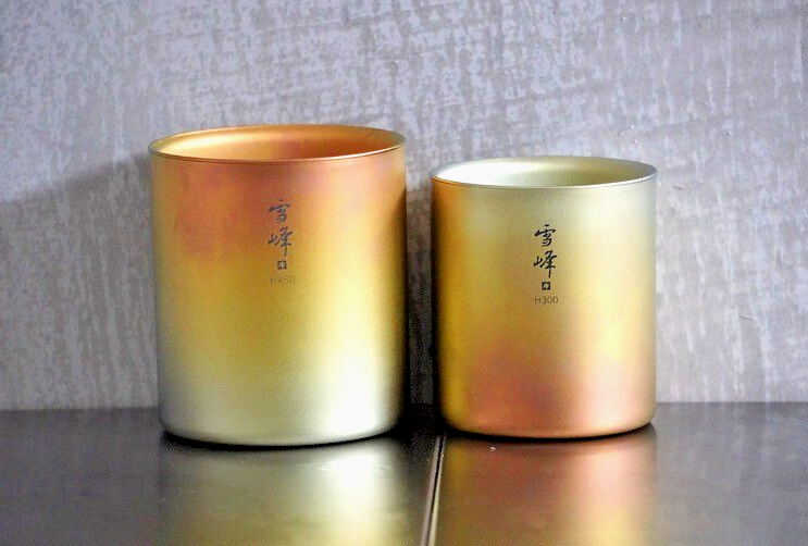 Snow Peak Nagoya Limited Titanium Stacking Mug Set H300 H450 Japan