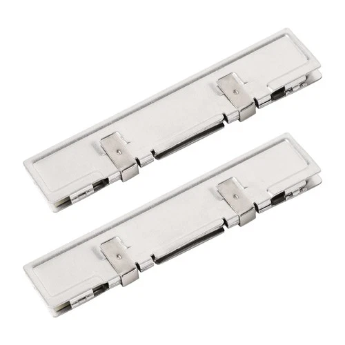 2 Pcs Silver Tone Aluminum Memory Heatsink DDR Shim Cooler Heat Spreader